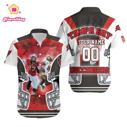 Tampa Bay Buccaneers Helmet Nfc South Champions Super Bowl 2021 Personalized Hawaiian Shirt