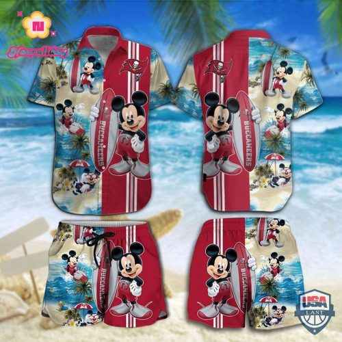 Tampa Bay Buccaneers Mickey Mouse Hawaiian Shirt