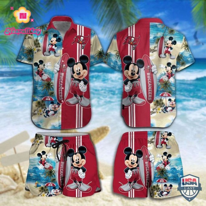 Tampa Bay Buccaneers Mickey Mouse Hawaiian Shirt