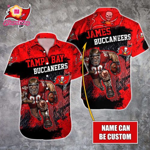 Tampa Bay Buccaneers NFL Printed Hawaiian Shirt Custom Gift