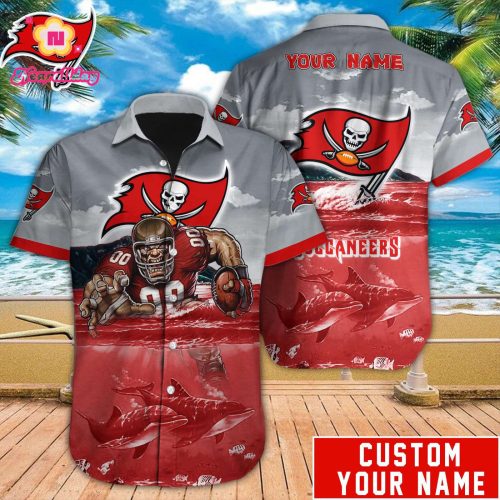 Tampa Bay Buccaneers NFL Printed Hawaiian Shirt Custom Gift