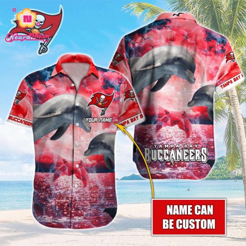 Tampa Bay Buccaneers NFL Printed Hawaiian Shirt Custom Gift
