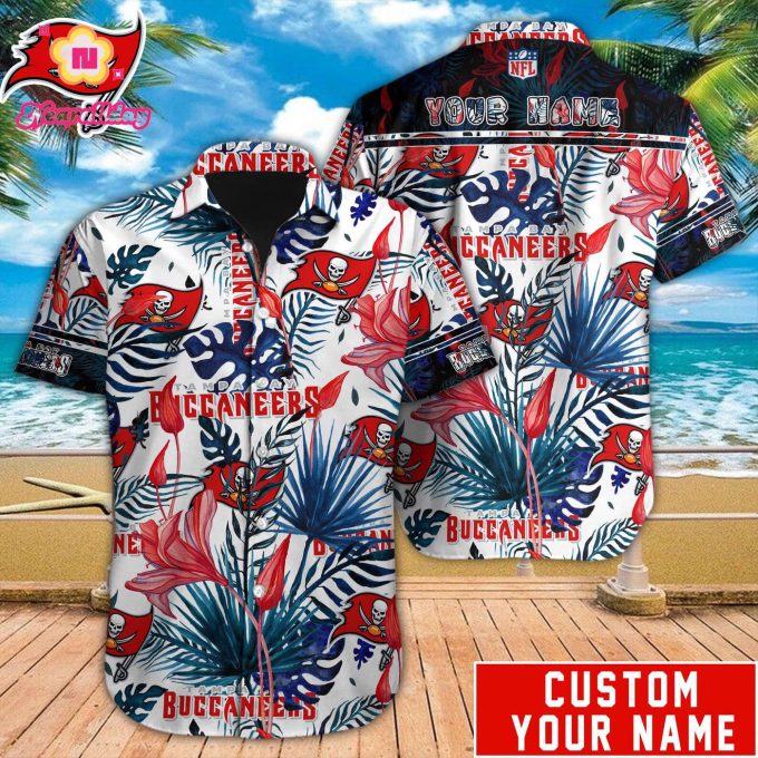 Tampa Bay Buccaneers NFL Printed Hawaiian Shirt Custom Gift