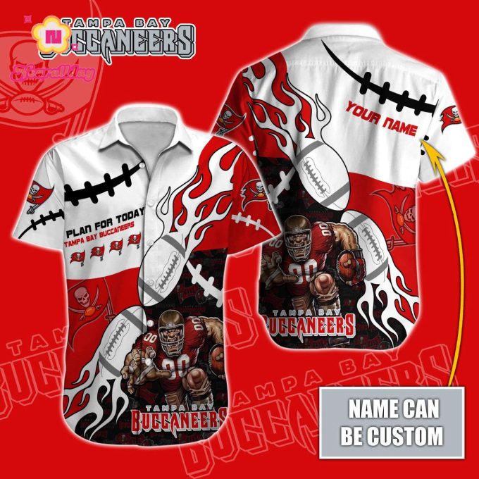 Tampa Bay Buccaneers NFL Printed Hawaiian Shirt Custom Gift