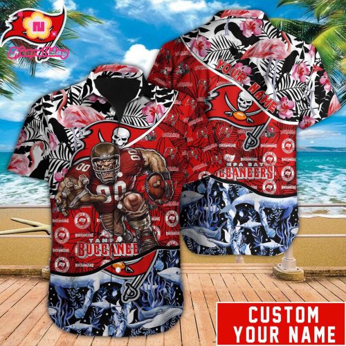 Tampa Bay Buccaneers NFL Printed Hawaiian Shirt Custom Gift