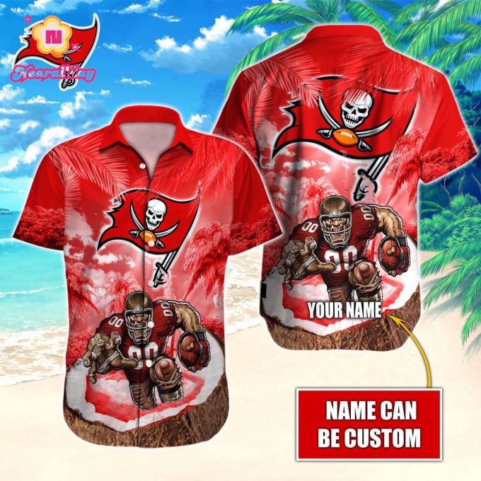 Tampa Bay Buccaneers NFL Printed Hawaiian Shirt Custom Gift