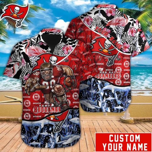 Tampa Bay Buccaneers NFL Printed Hawaiian Shirt Custom Gift