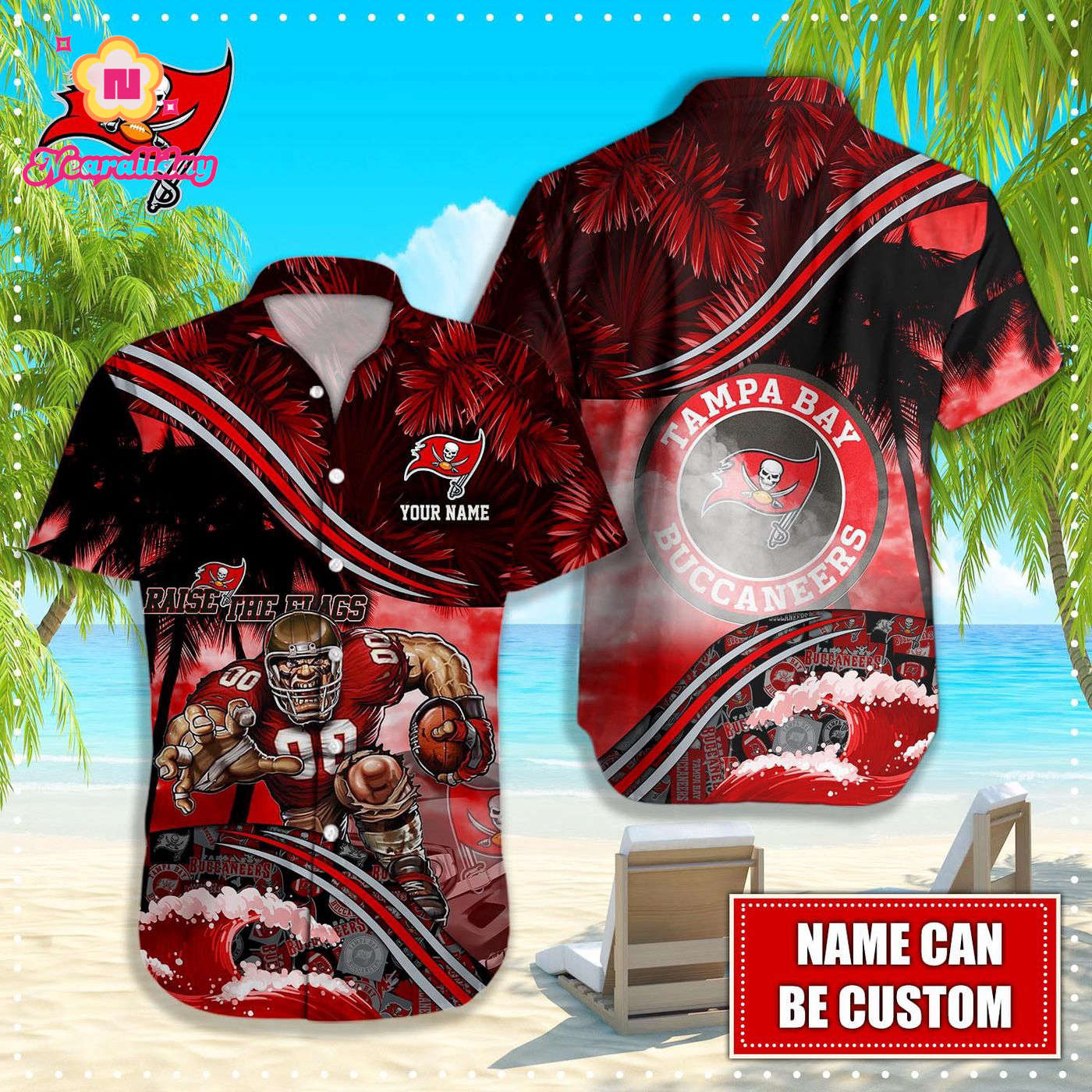 Tampa Bay Buccaneers NFLHawaiian shirt custom Q48211 Tampa Bay Buccaneers NFLHawaiian shirt custom Q48211