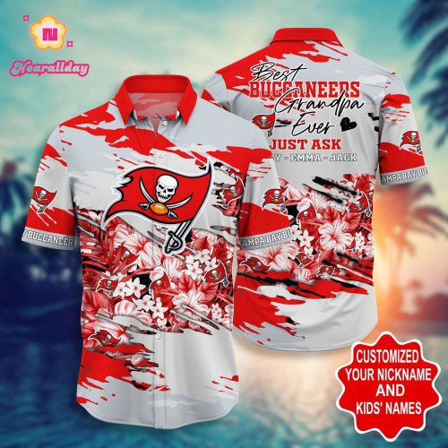 Tampa Bay Buccaneers Pesonalized Hawaii Shirt Gift