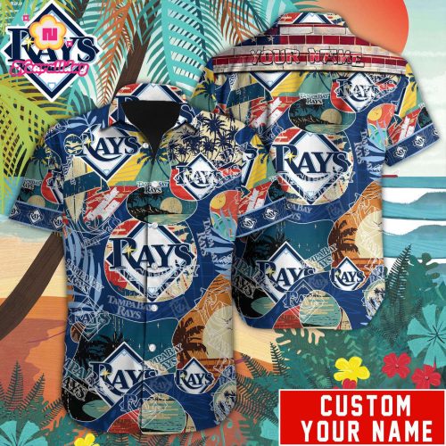 Tampa Bay Rays MLB Custom Hawaiian Shirt – Official Merchandise