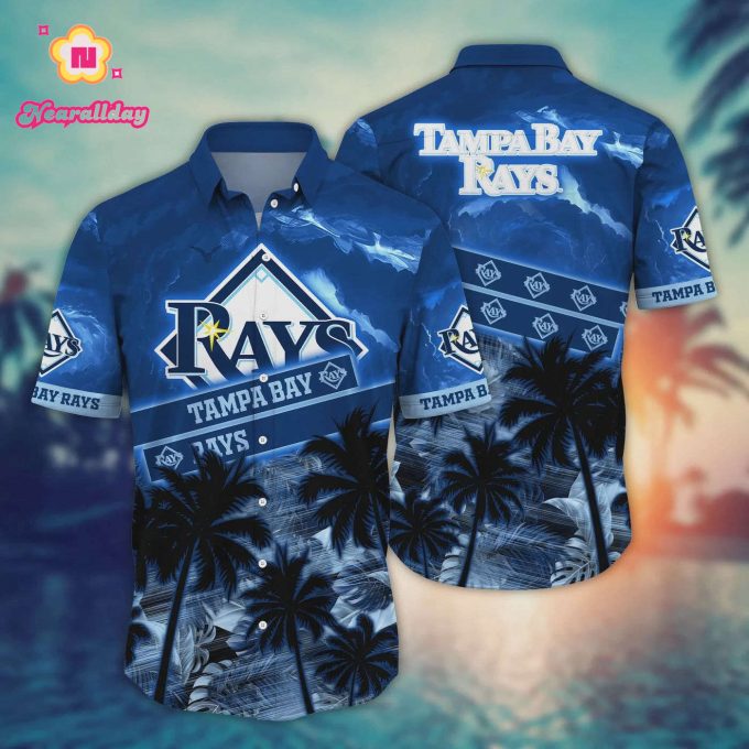 Tampa Bay Rays MLB Hawaiian Shirt – Floral Design for Baseball Fans