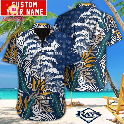 Tampa Bay Rays MLB Hawaiian Shirt Official Team Gear M-38176