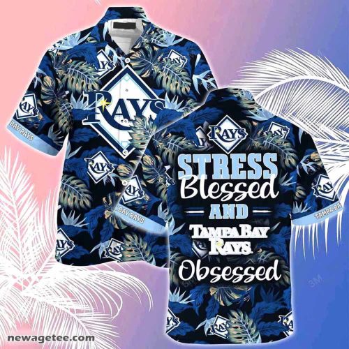 Tampa Bay Rays MLB Summer Beach Hawaiian Shirt – Stress-Free and Baseball Obsessed