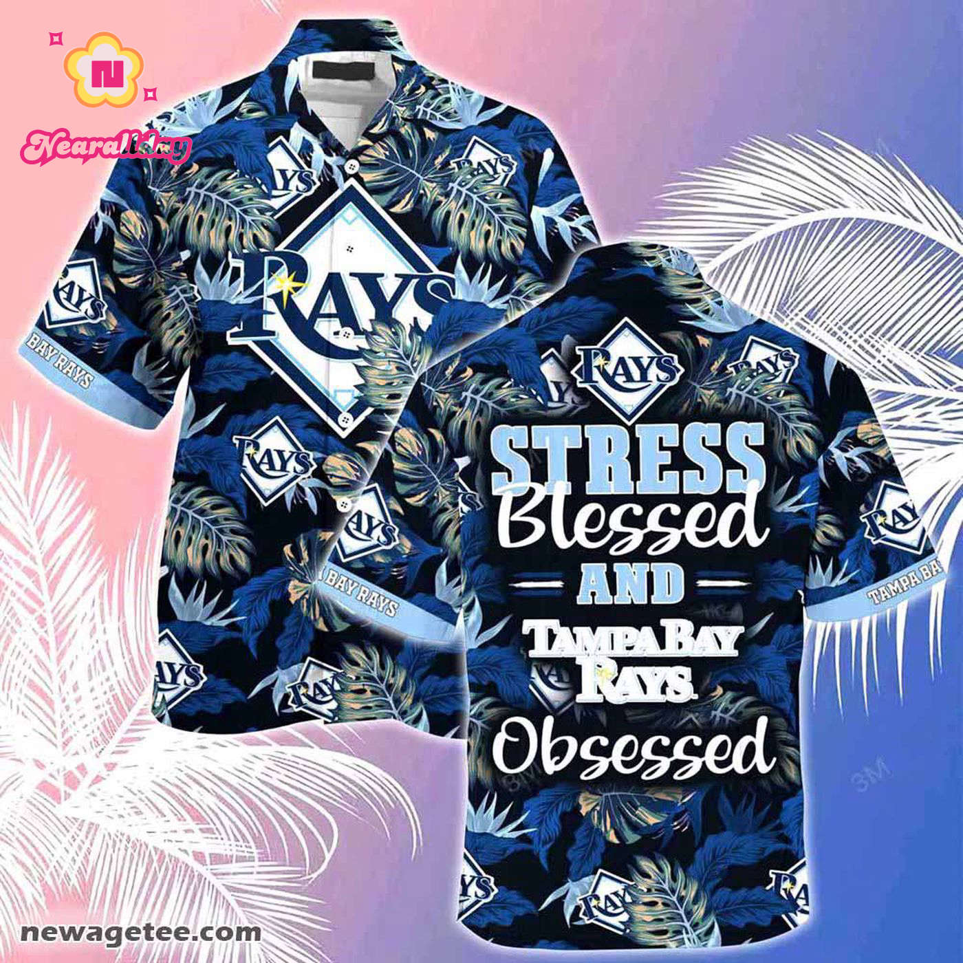 Tampa Bay Rays MLB Summer Beach Hawaiian Shirt – Stress-Free and Baseball Obsessed Tampa Bay Rays MLB Summer Beach Hawaiian Shirt – Stress-Free and Baseball Obsessed