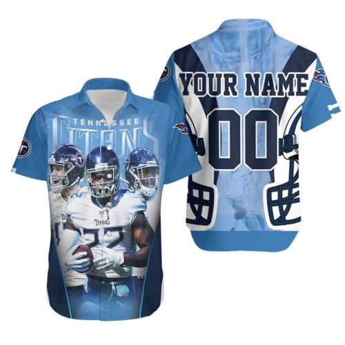 Team Tennessee Titans Afc South Champions Super Bowl 2021 Personalized Hawaiian Shirt