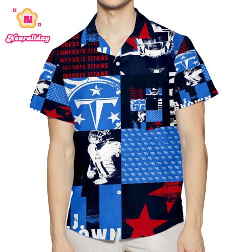 Tennessee Titans A J Brown1 3D All Over Print Summer Beach Hawaiian Shirt With Pocket