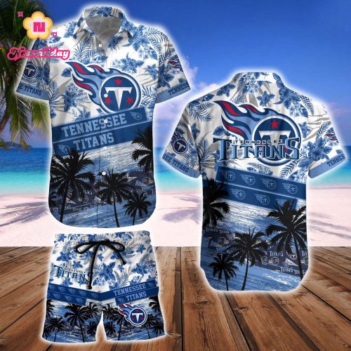 Tennessee Titans Hawaiian Shirt And Beach Short – Gift for Men Women