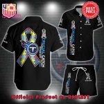 Tennessee Titans NFL Crucial Catch Intercept Austism Custom Name Hawaii Shirt And Short