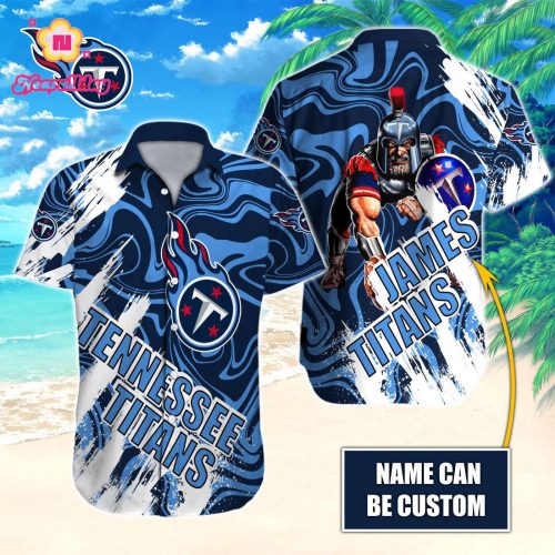 Tennessee Titans NFL Printed Hawaiian Shirt Custom Gift