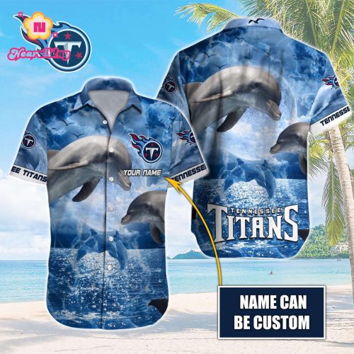 Tennessee Titans NFL Printed Hawaiian Shirt Custom Gift