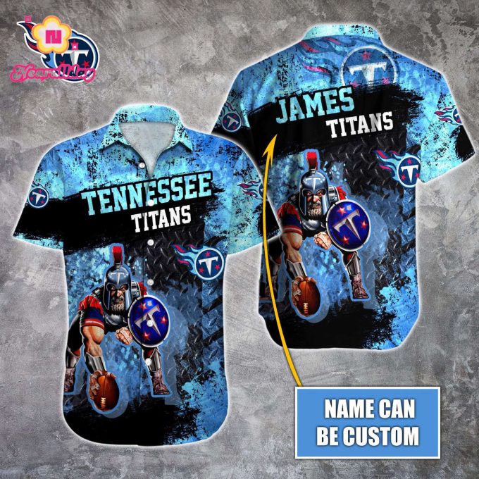 Tennessee Titans NFL Printed Hawaiian Shirt Custom Gift