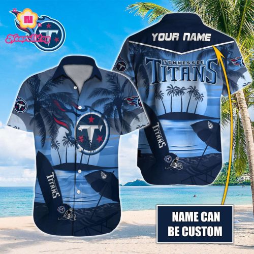 Tennessee Titans NFL Printed Hawaiian Shirt Custom Gift