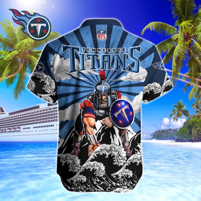Tennessee Titans NFL Printed Hawaiian Shirt Custom Gift