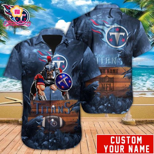 Tennessee Titans NFL Printed Hawaiian Shirt Custom Gift