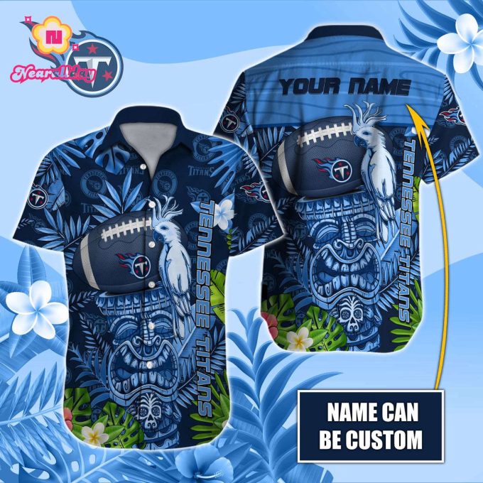 Tennessee Titans NFL Printed Hawaiian Shirt Custom Gift