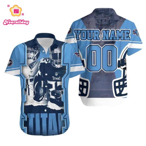 Tennessee Titans Super Bowl 2021 Afc South Champions Super Bowl 2021 Personalized Hawaiian Shirt