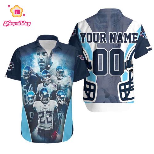Tennessee Titans Team Afc South Champions Super Bowl 2021 Personalized Hawaiian Shirt