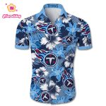 Tennessee Titans Tropical Flower Hawaiian Shirt