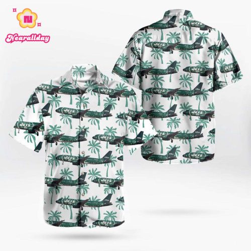 TNLT3011BC08 JetBlue Airways Airbus A320232 New York Jets Livery Hawaiian Shirt