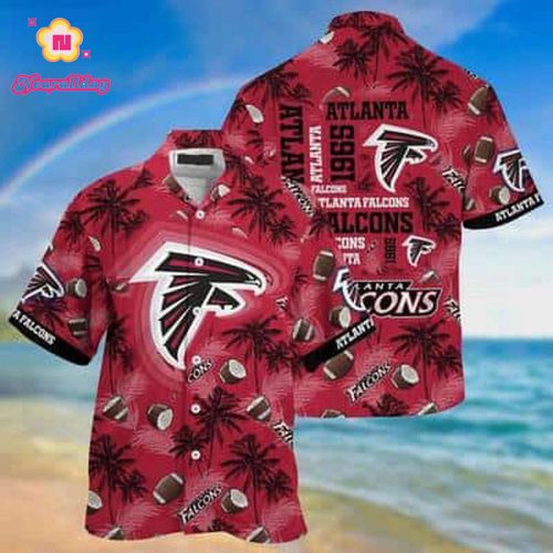 Vintage Aloha NFL Atlanta Falcons Hawaiian Shirt Trendy Summer Gift