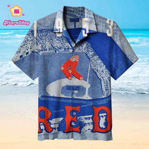 Rare Vintage Boston Red Sox Hawaiian Shirt – Limited Edition Collectible