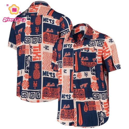 Retro New York Mets Hawaiian Shirt – Vintage MLB Fan Apparel