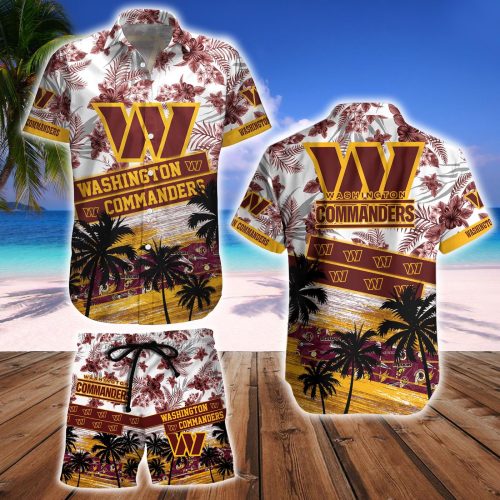 Washington Commanders Hawaiian Shirt And Beach Short – Gift for Men Women