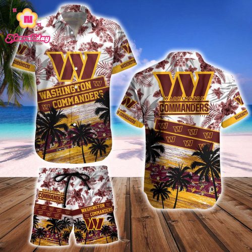 Washington Commanders Hawaiian Shirt And Beach Short – Gift for Men Women