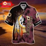 Washington Commanders Hawaiian Shirt Customize Your Name