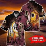 Washington Commanders Hawaiian Shirt Customize Your Name