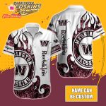 Washington Commanders NFL Printed Hawaiian Shirt Custom Gift Washington Commanders NFL Printed Hawaiian Shirt Custom Gift