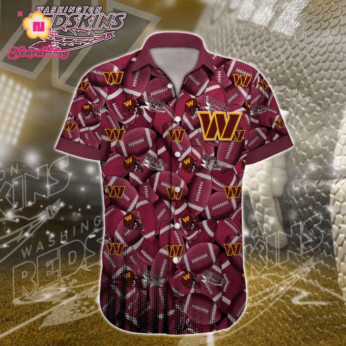 Washington Commanders NFL Printed Hawaiian Shirt Custom Gift
