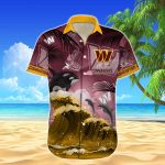 Washington Commanders NFL Printed Hawaiian Shirt Custom Gift