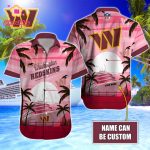 Washington Commanders NFL Printed Hawaiian Shirt Custom Gift