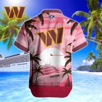 Washington Commanders NFL Printed Hawaiian Shirt Custom Gift