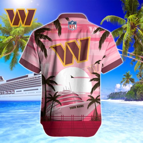 Washington Commanders NFL Printed Hawaiian Shirt Custom Gift