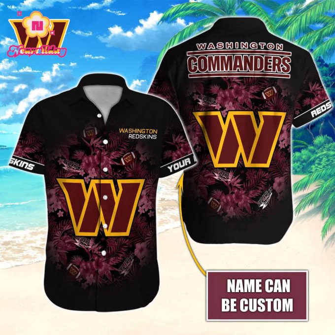 Washington Commanders NFLHawaiian shirt Custom Gift