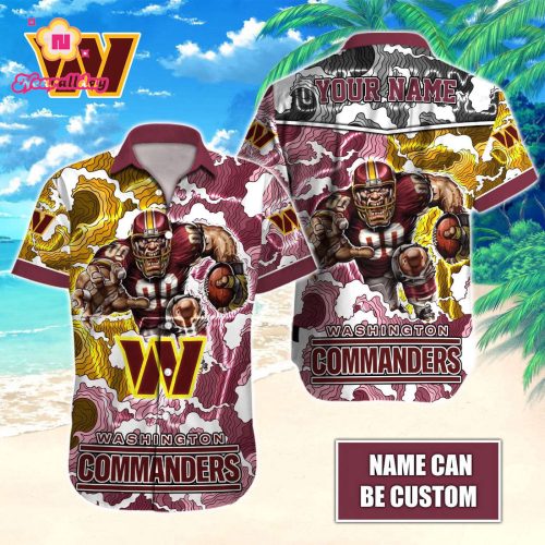 Washington Commanders NFLHawaiian shirt Custom Gift