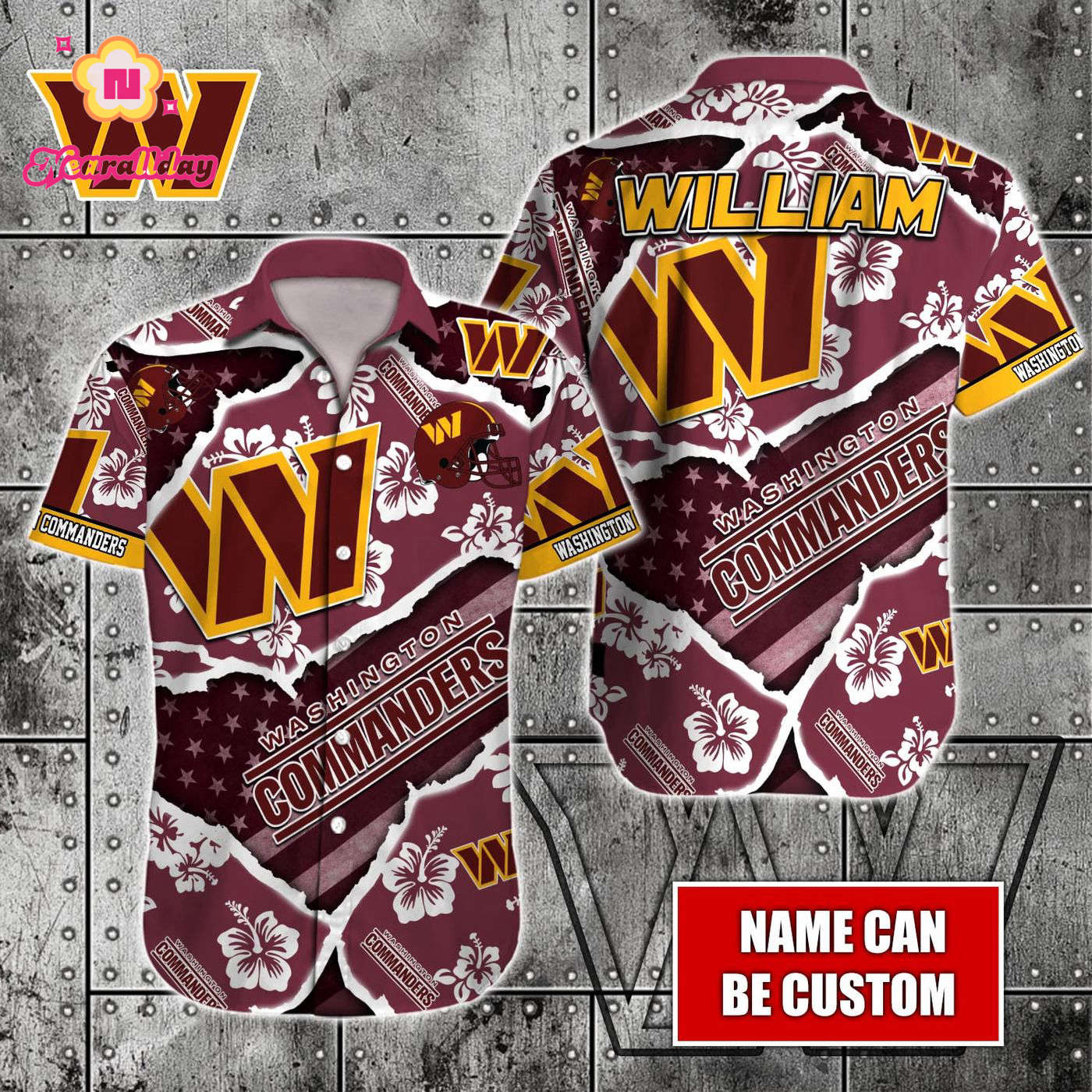 Washington Commanders NFLHawaiian shirt Custom Gift Washington Commanders NFLHawaiian shirt Custom Gift