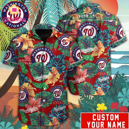 Washington Nationals MLB Custom Hawaiian Shirt - Officially Licensed M-38778